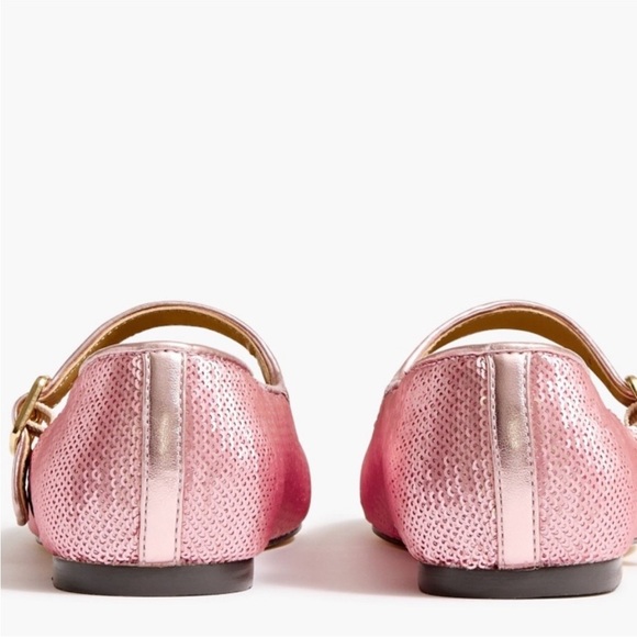 J. Crew Girls Sequin Mary Jane Flats Pink
Metallic Size 4 - Picture 4 of 7